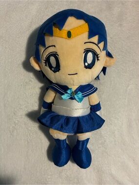 Vintage Applause Sailor Mercury Plush Sailor Moon Rare Authentic Anime Toy